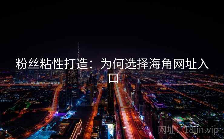 粉丝粘性打造：为何选择海角网址入口