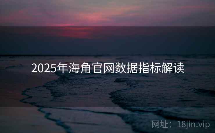 2025年海角官网数据指标解读
